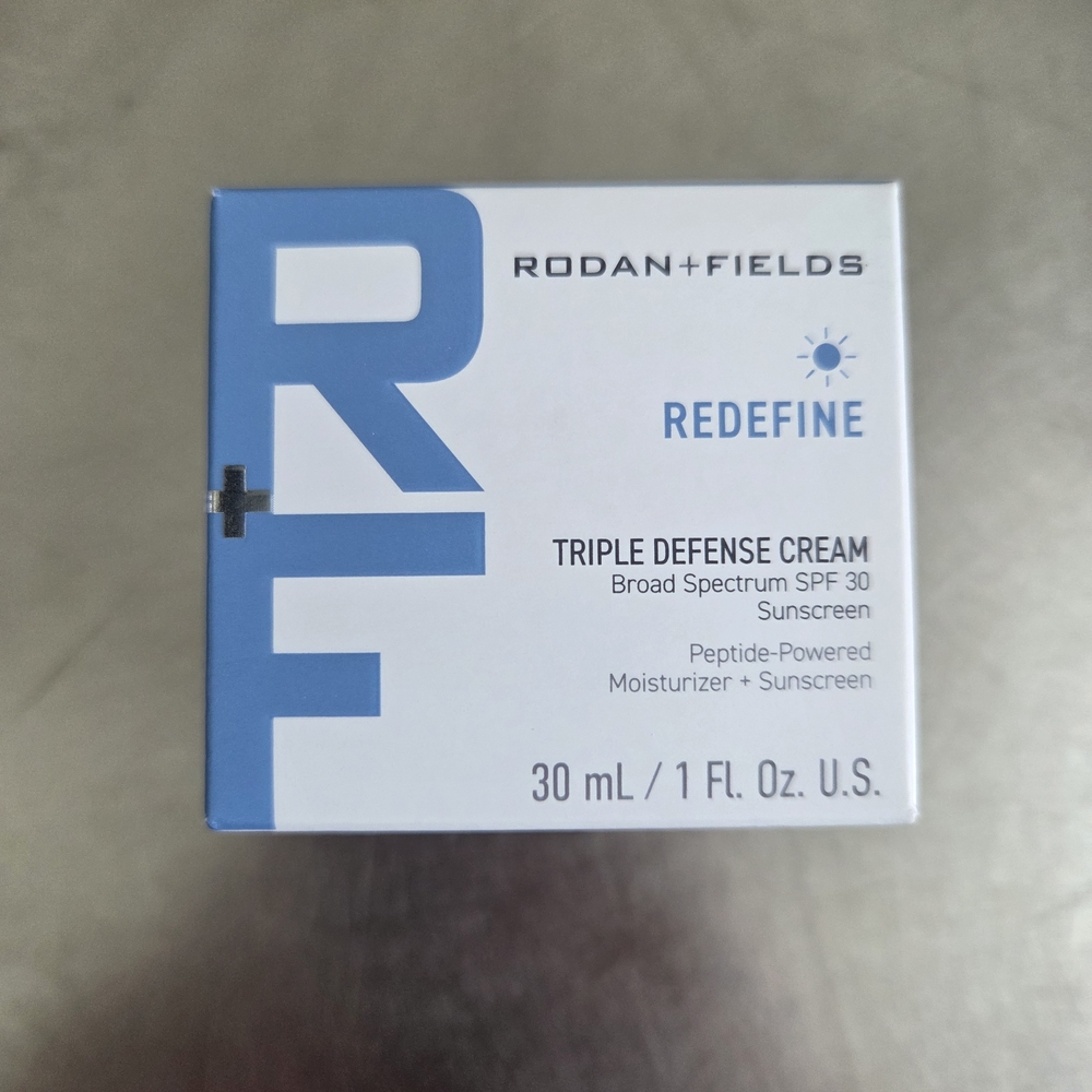 Rodan + Fields Redefine Triple Defense Cream - Blue and White